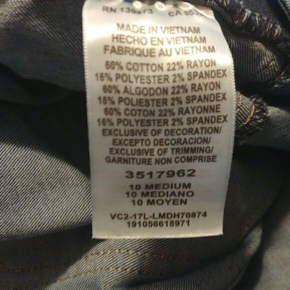 Lee. Stretchy Fit Jeggings. Elastic waist. Size Medium - Picture 11 of 13